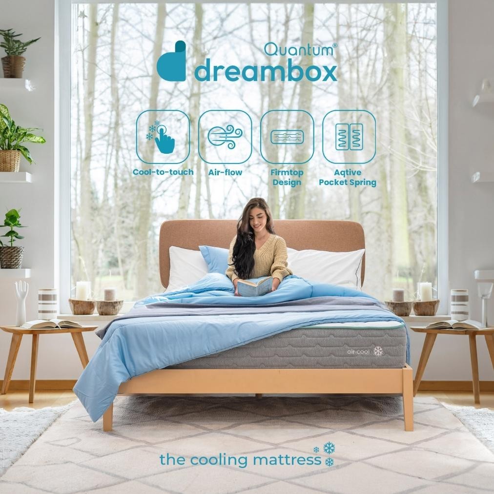 Quantum Dreambox Kasur Dingin Air-Cool 25cm / Cooling Mattress & Kasur Vakum