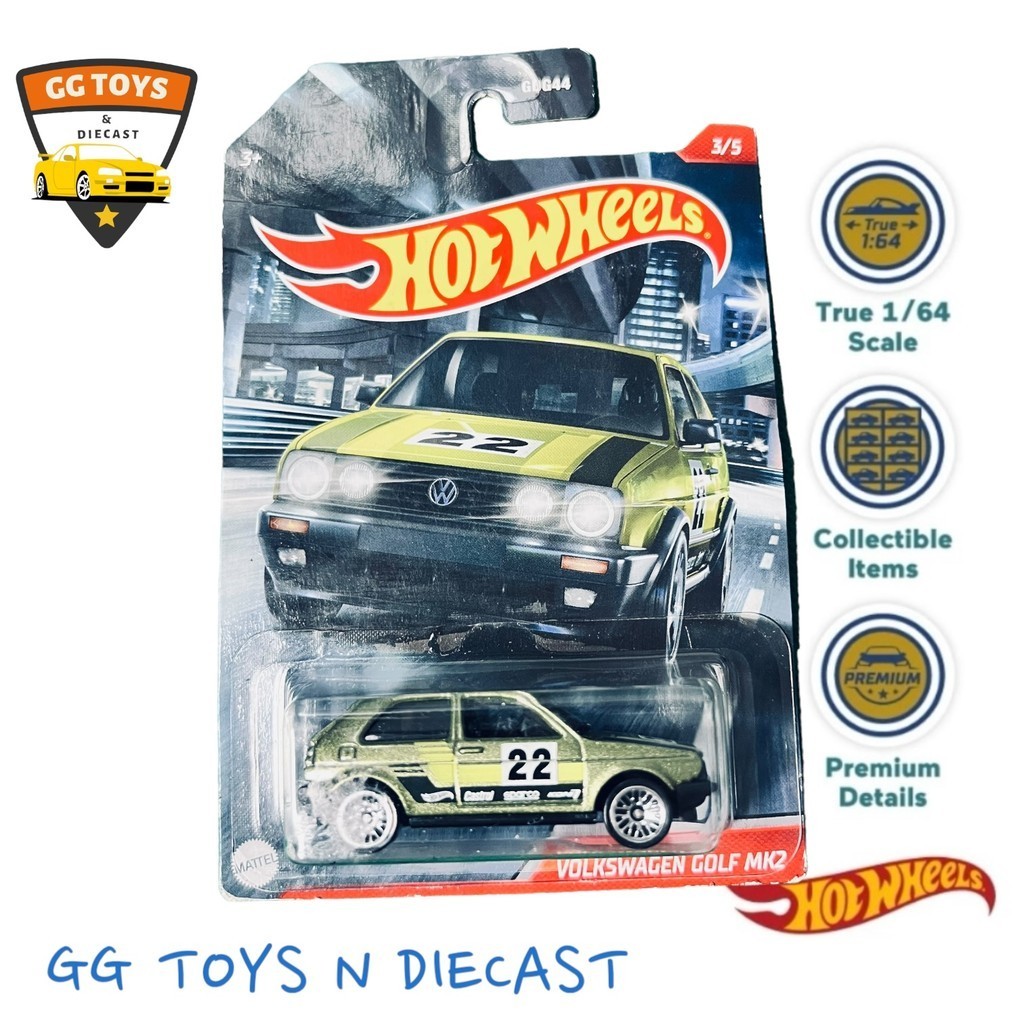 Hotwheels HW Reguler Spesial Volkswagen VW Golf MK2