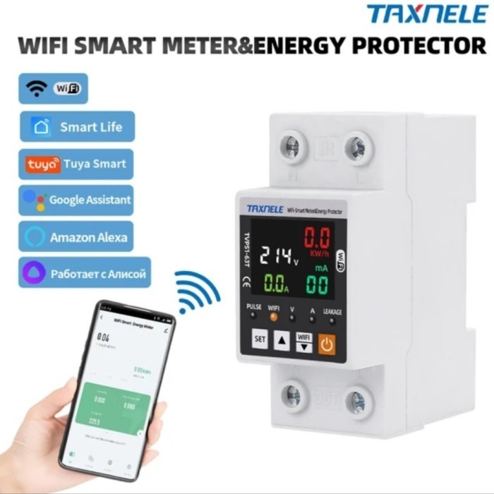 Smart Power/kWh Meter Watt Meter Digital WiFi
