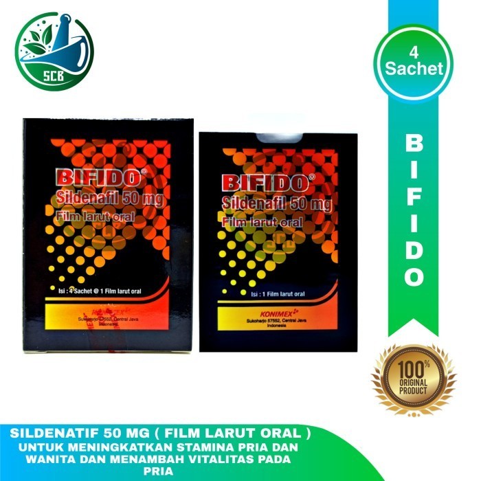 New Bifido / Meningkatkan Stamina Pria & Wanita - Isi 4 Sachet