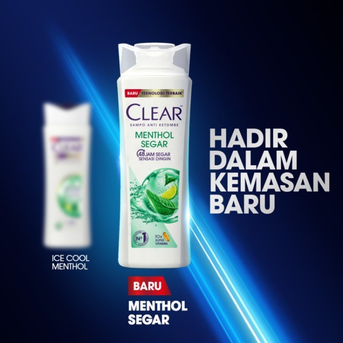 

CLEAR SHAMPOO ICE COOL MENTHOL SHAMPO ANTI KETOMBE