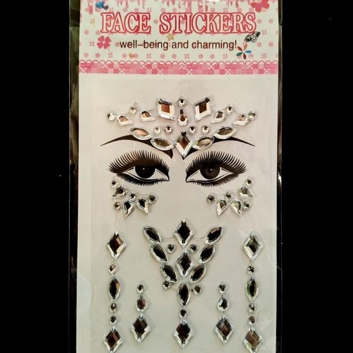 

OLH - Diamond Face Sticker Tempelan Muka Stiker Mote Kostum Party Halloween TERLARIS