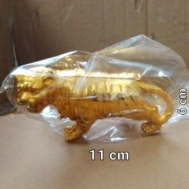 OLH - Pajangan Imlek Macan Emas MINI Dekorasi Imlek Patung Macan Kecil Murah TERLARIS
