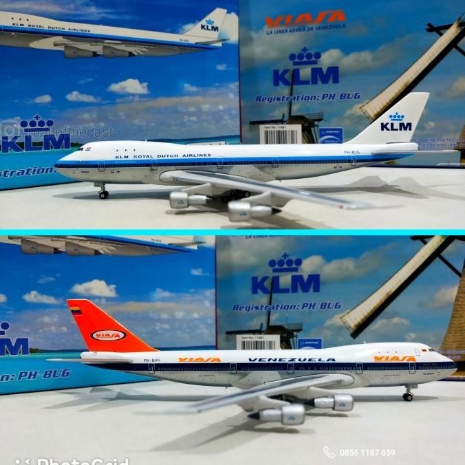 KLM Viasa B 747-200 PH-BUG Phoenix 1:400