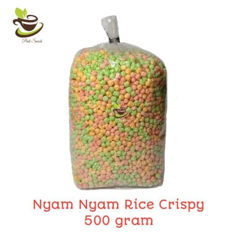 

NYAMNYAM / RICE CRISPY / NYAM NYAM KILOAN500gr / CAMILAN INSTAN / CAMILAN TERLARIS