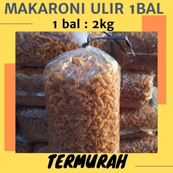 

Makaroni Ulir / Makaroni Spiral Pedas 1bal Cemilan Tradisional Termurah