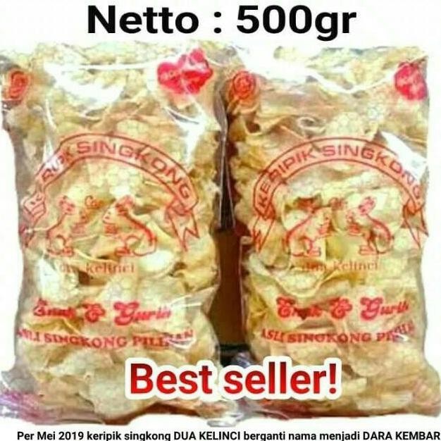 

Keripik singkong Dara Kembar 500gr