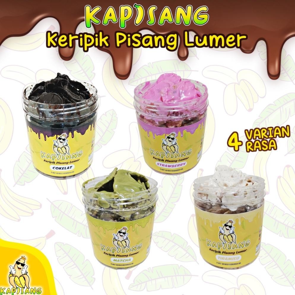 

Kripik pisang coklat lumer kualitas PREMIUM by KAPISANG Keripik Pisang Lumer Rasa : Cokelat, Strawberry, Tiramisu, Matcha cemilan keripik pisang lumer yang renyah gurih crispy dan bikin nagih