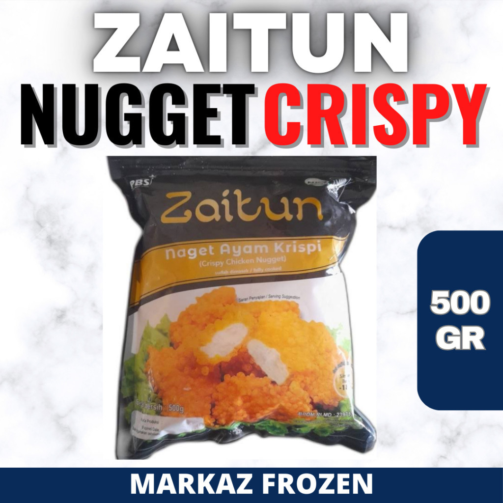 

ZAITUN NUGGET CRISPY 500GR (10/Q)