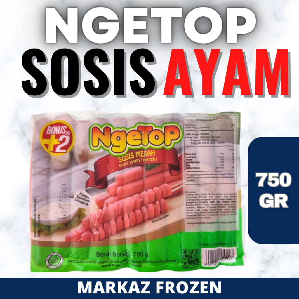 

NGETOP SOSIS MERAH 750GR (12/Q)