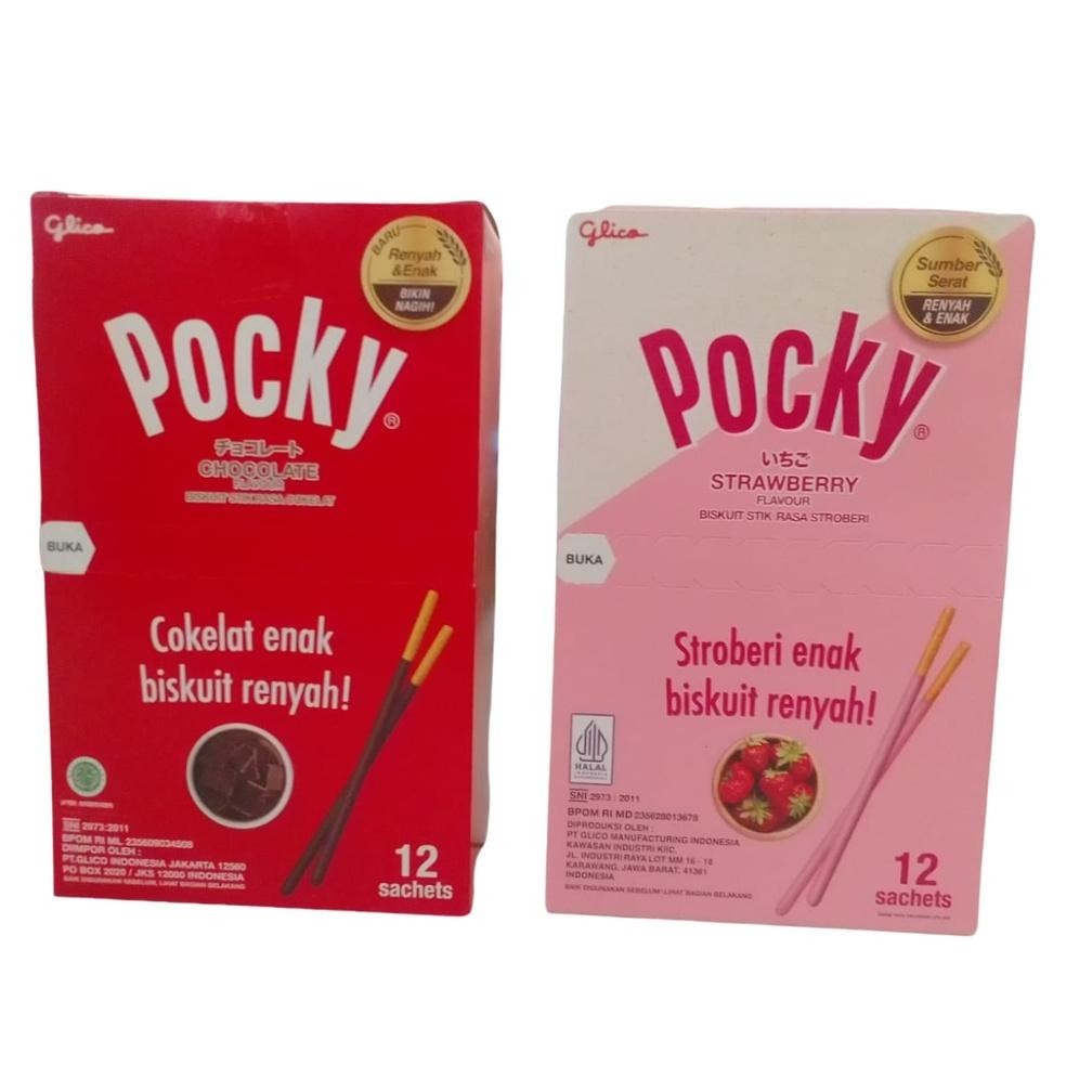 

GLICO POCKY BOX isi 12 sachet