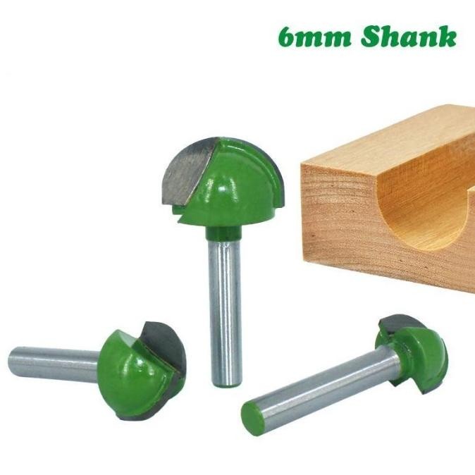 

5Pcs 6Mm Mata Profil Router Round Bottom Nose Cove Bits