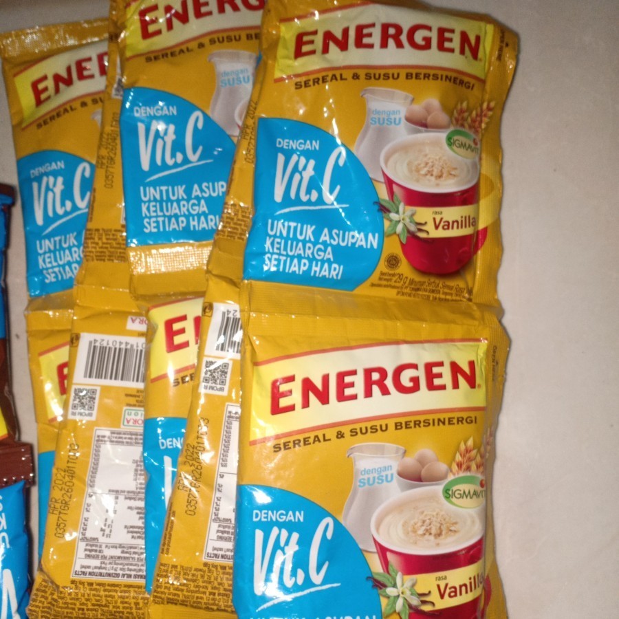 

Energen Vanilla 29 gr Sereal dan Susu Bersinergi- Jahe