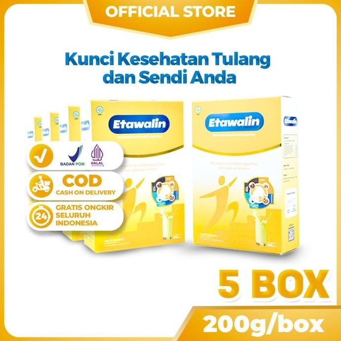 

5 Box Etawalin - Susu Kambing Etawa 100% Original atasi Nyeri Sendi