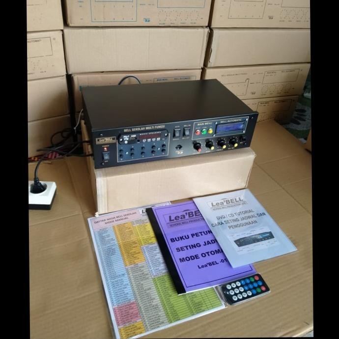 Bel Sekolah Otomatis Dengan Ampli