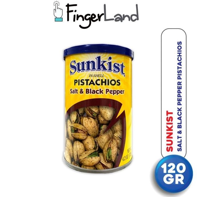 

SUNKIST Salt & Pepper Pistachios 120 gram Snack Kacang Pistachios