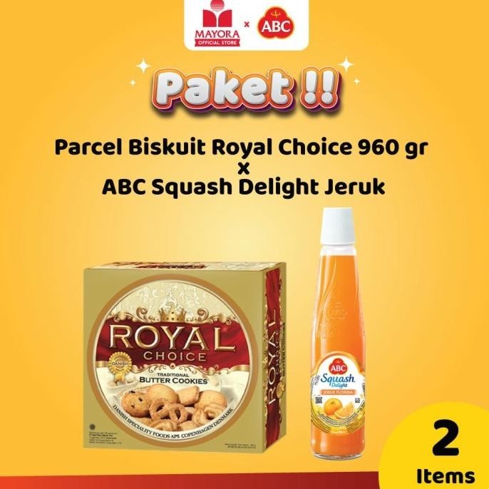 

Parcel Biskuit Royal Choice 960 gr x ABC Squash Delight Jeruk