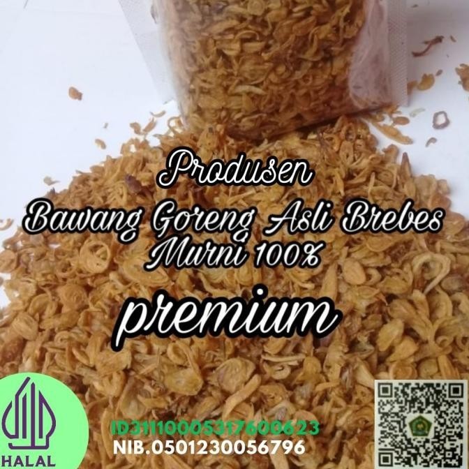 

Bawang Goreng Asli Brebes Murni 100%-500 Gram
