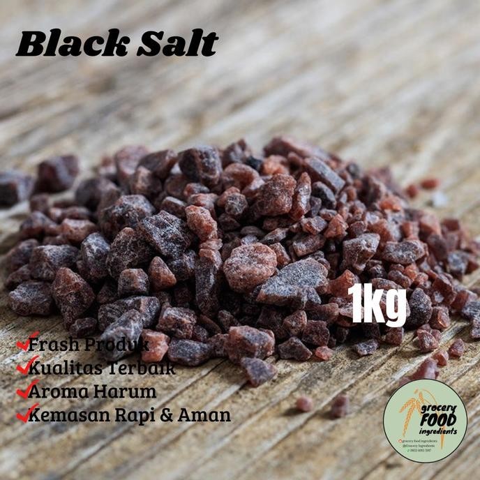 

Pure Black Salt 1kg / Himalayan Black Salt / Black Rock Salt