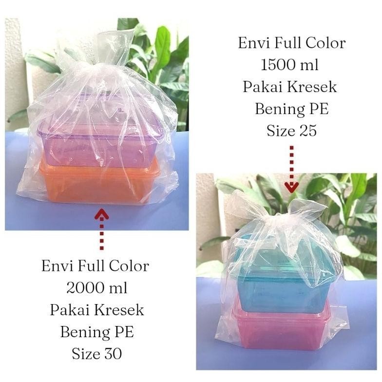 Thinwall Envi Full Color 2000ml / Kotak Makan Envi. Isi 25pcs