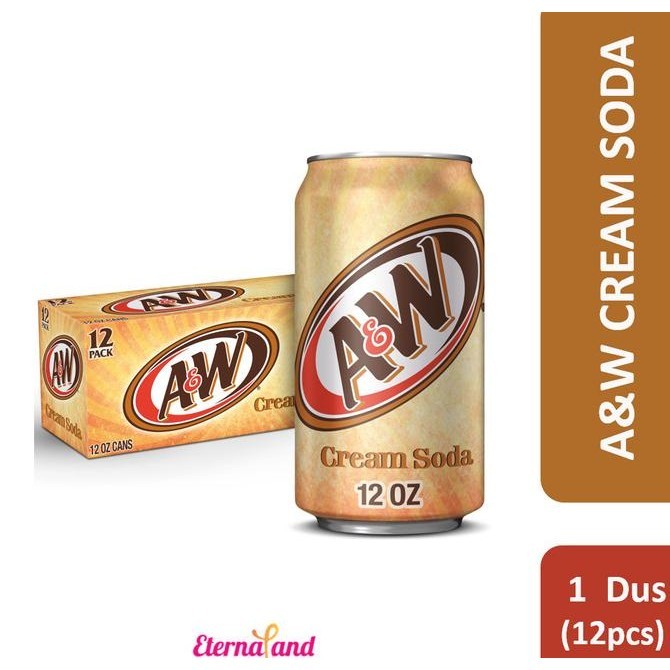 

A&W Cream Soda Drinks - minuman impor USA