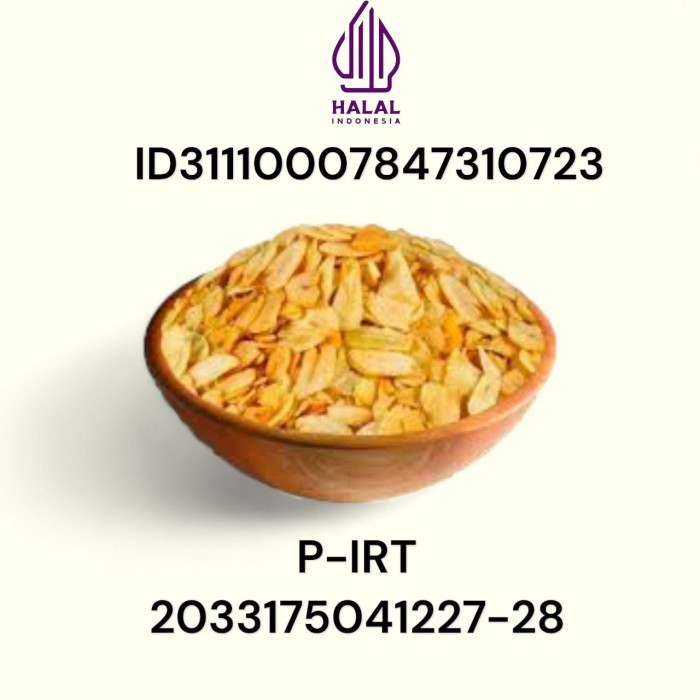 

Bawang Putih Goreng 1 Kg