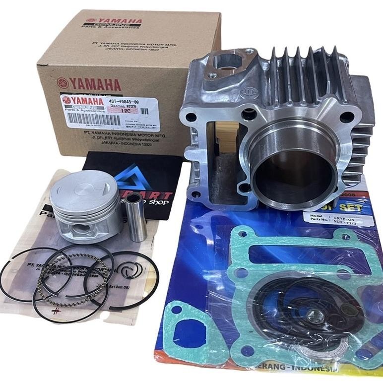 Blok Seher Koplit standar Isi Piston Kit Vega R lama Crypton 4ST free top set