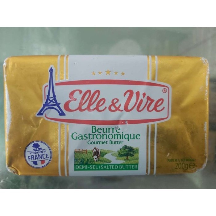 

favorit] Elle Vire salted butter 200gr mentega