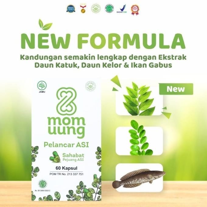 MOM UUNG ASI Booster / Kelorcap MOM UUNG Herbal
