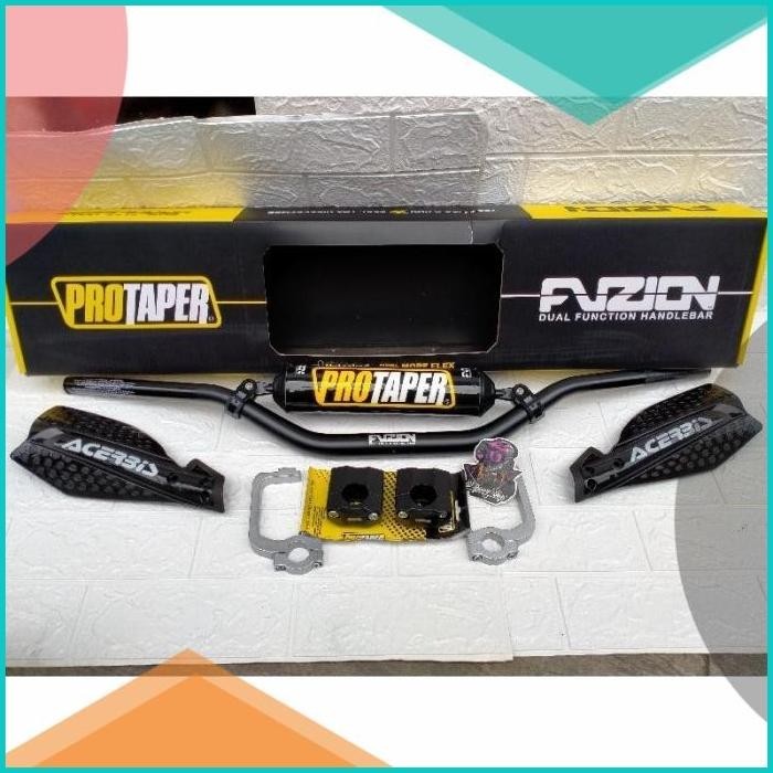 Paket Stang Fuzion Protaper Set Handguard Acerbis Set Reiser Stang Klx