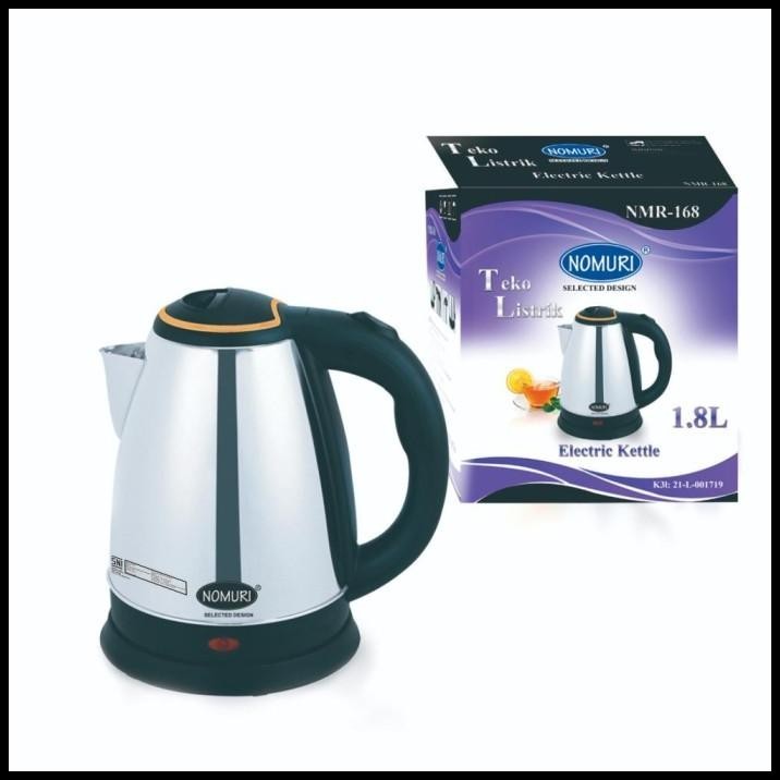 NOMURI TEKO LISTRIK ELEKTRIK KETEL CERET LISTRIK 1.8 L