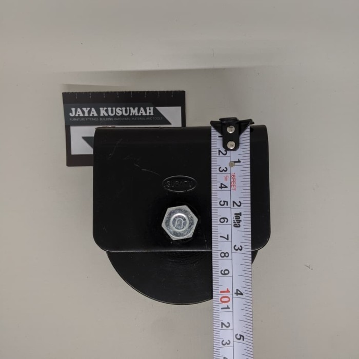 Terbaru Roda Pagar Roda U Besi 10 Cm Subaru Hitam Baja Laher Kuat Promo Terlaris