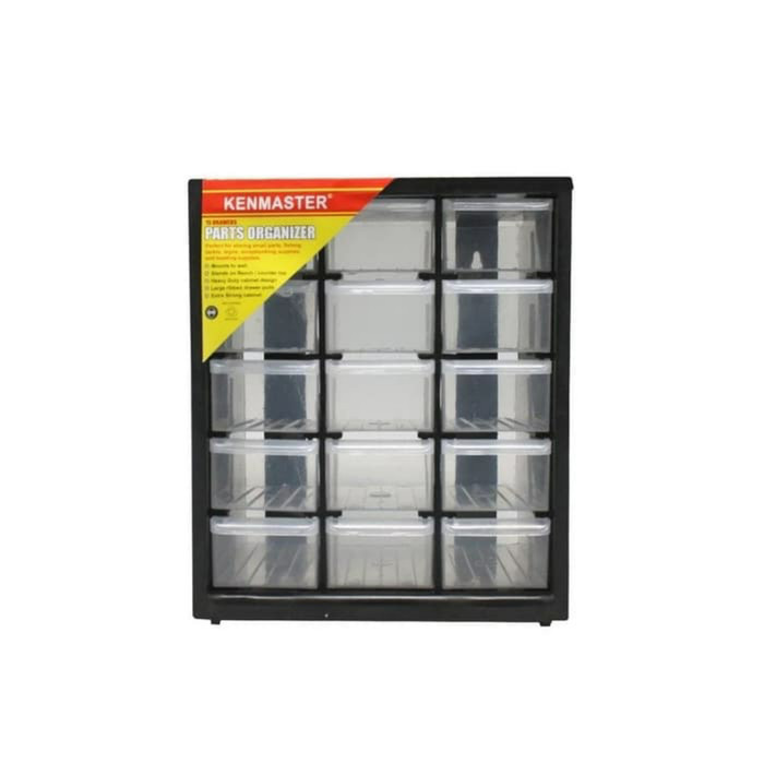Rak Komponen Laci Komponen Laci Obat 15 Slot Kenmaster