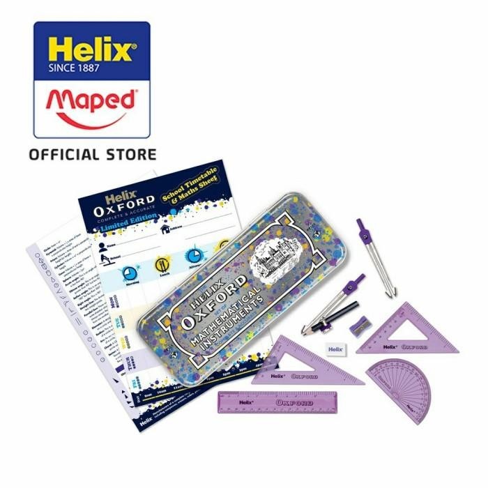 

Maped Helix Oxford Cambridge Math Set Busur Jangka Penggaris Segitiga