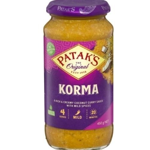 

Patak's Korma Spice Paste Bumbu India Saus Kari Pasta Pataks P82T