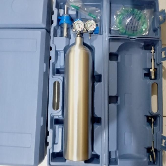 Tabung Oksigen Portable 3,6 Liter Portabel Oxigen Alumunium Di Koper Cucubintan