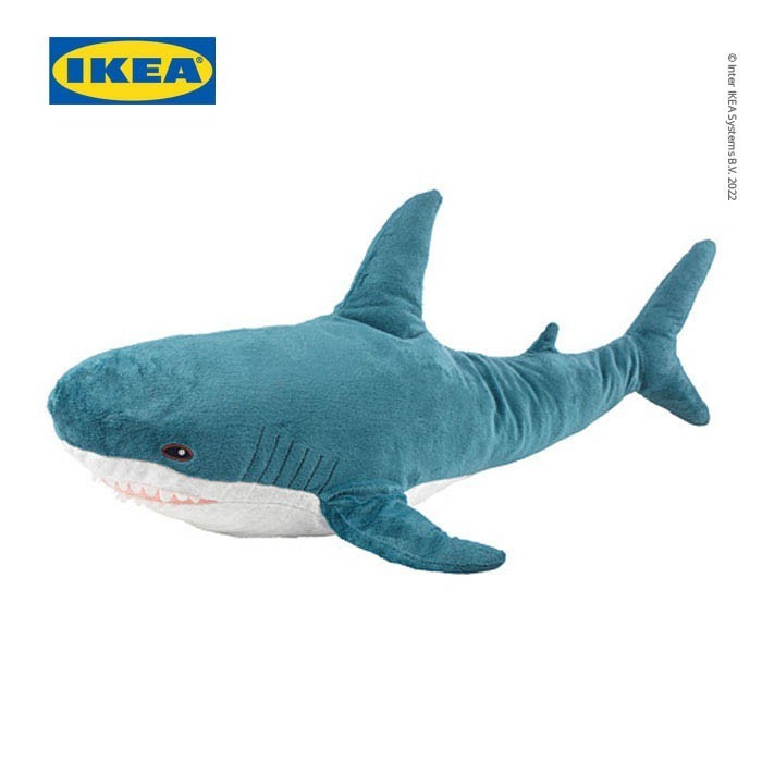 IKEA BLHAJ Boneka Ikan Hiu Besar 100 cm