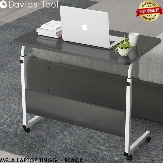Meja Laptop Belajar Makan Tinggi Lipat Portable Warna Adjustable