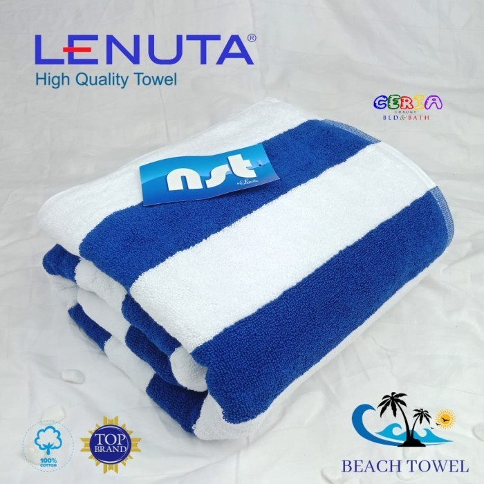 Pool Towel Handuk Pantai Jumbo Hotel Nst By Lenuta Stripe Size 86X150