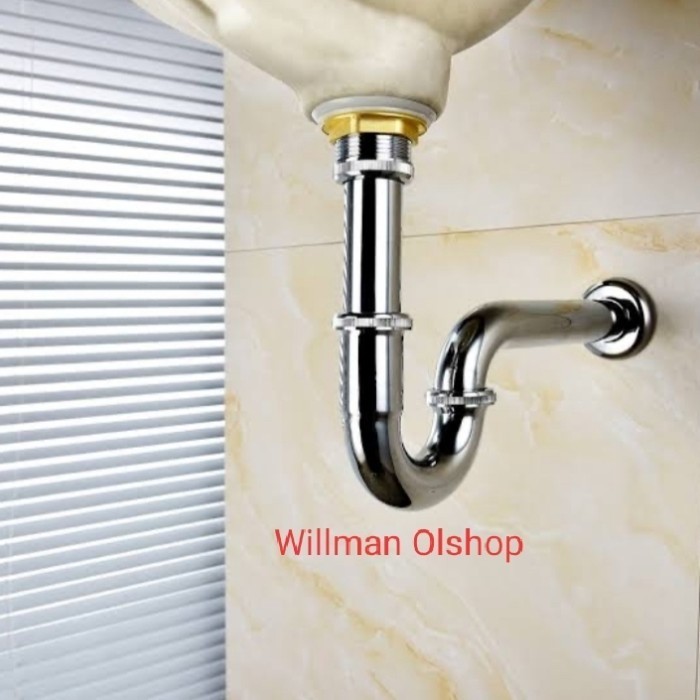 Sifon Wastafel Stainless / Afur Wastafel Stainless