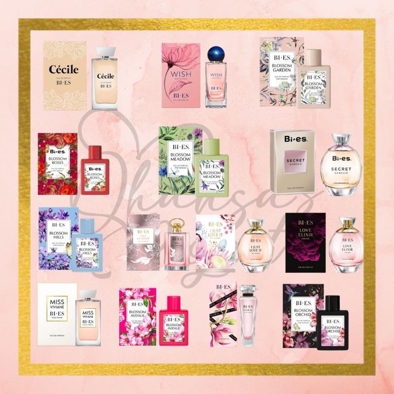 [PREMIUM] BEST PRODUCT [ORI BPOM] BIES EDP For Woman Parfum Wanita Cecile Tuxedo Intense Blossom