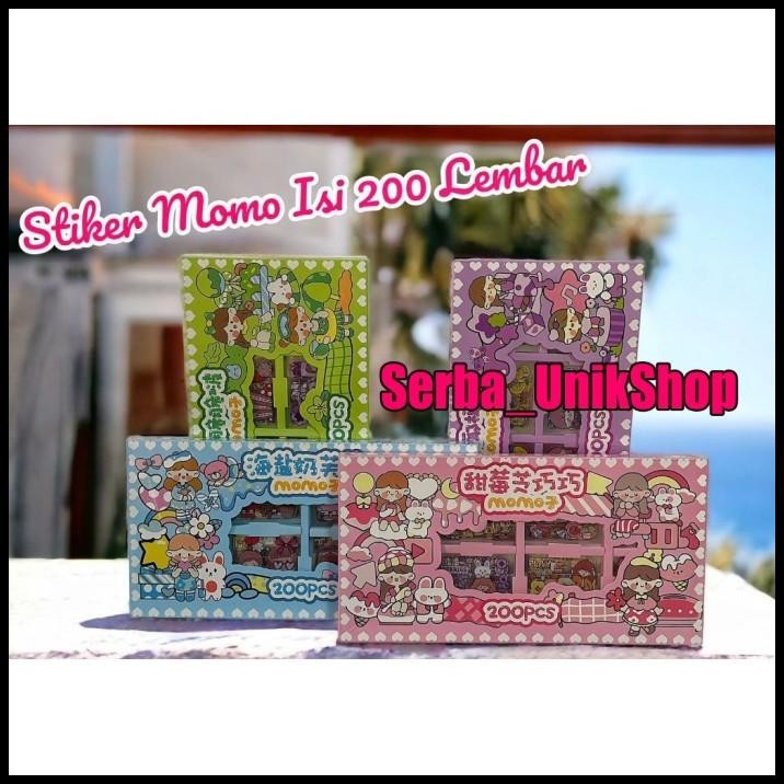

BEST DEAL STICKER 2D MOMO JUMBO ISI 200 LEMBAR WATERPROF ANTI AIR PER BOX MURAH