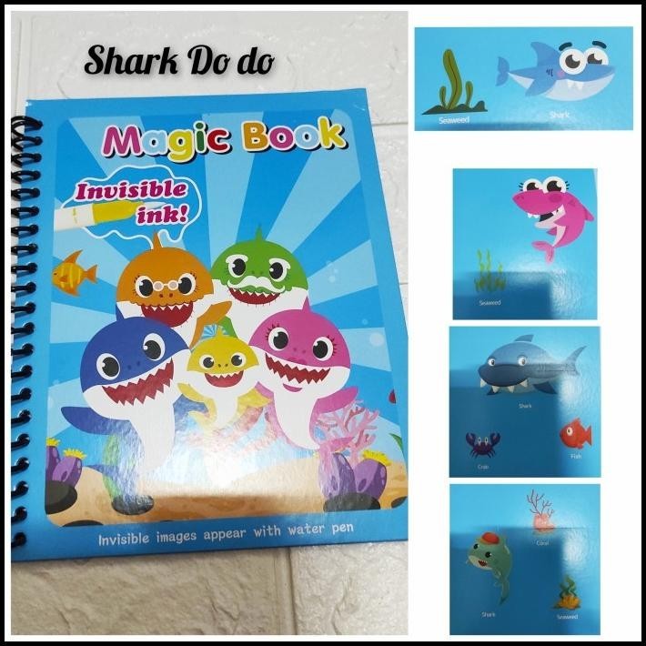 

BEST DEAL MAGIC WATER BOOK BUKU MEWARNAI DOODLE BOOK DRAWING PEN CAIR !!!!!