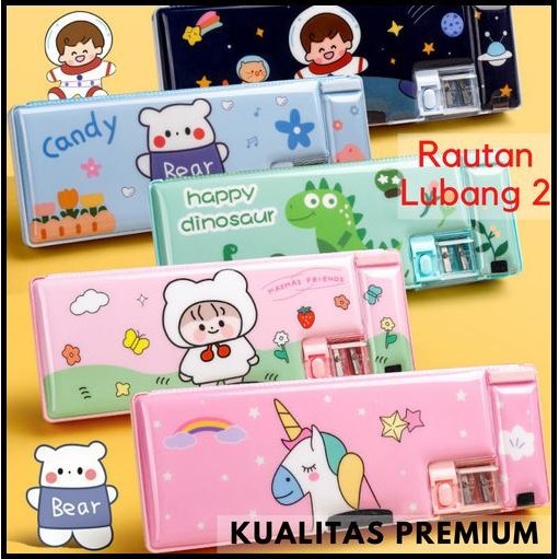 

TERMURAH KOTAK TEMPAT PENSIL MAGNET KARAKTER 2 SISI RAUTAN PENCIL CASE PC0017