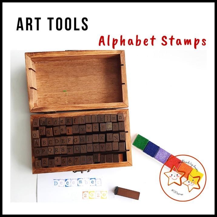 

TERMURAH CAP HURUF A SAMPAI Z (ALPHABET STAMP SET, LOWER_UPPERCASE) !!!!!!!