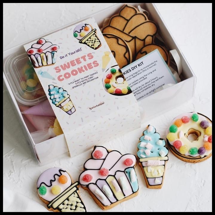 

TERBARU SWEETS DIY KIT COOKIES / KUKIS AKTIVITAS ANAK / PAKET DIY KUKIS !