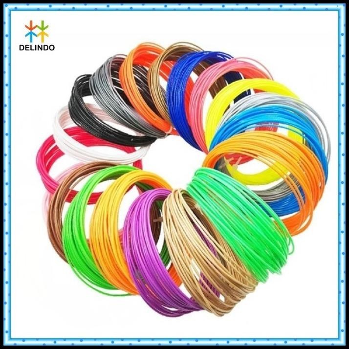 

HOT DEAL TINTA PULPEN PLA 5 METER TINTA 3D PEN FILAMENT 1.75MM 3 DIMENSI !!!!