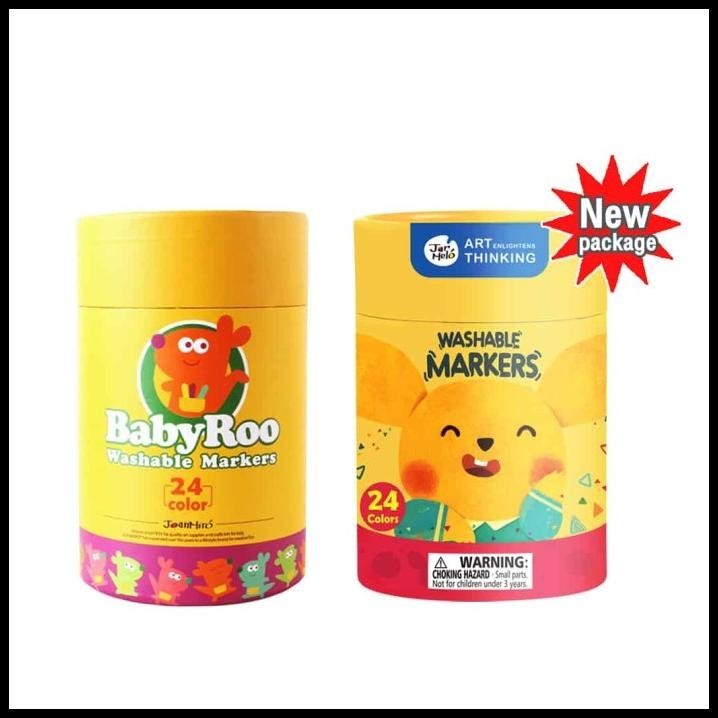 

TERBARU JOAN MIRO BABYROO WASHABLE MARKER 24 COLOR SPIDOL WARNA SPIDOL ANAK !