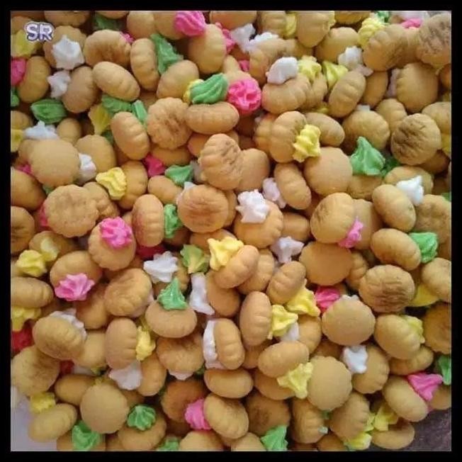 

TERBARU SNACK JADUL GEM ROSE / CAMILAN BISKUIT GEMBROS GULA WARNA WARNI 250GR !!!