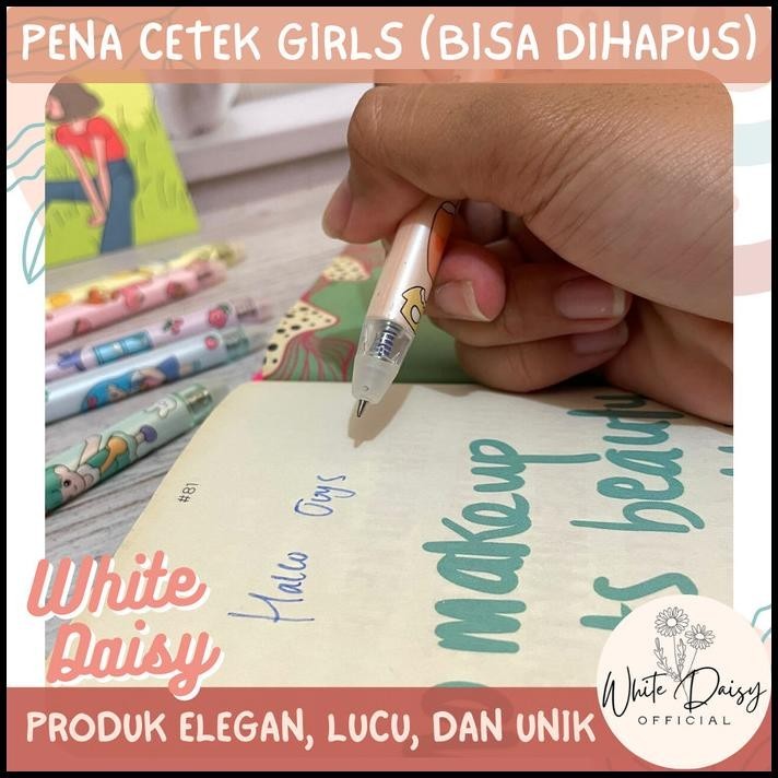 

HOT DEAL PENA CETEK GIRLS PREMIUM 1 SET ISI 6 BISA DIHAPUS PULPEN ANAK CEWEK !!!!!!